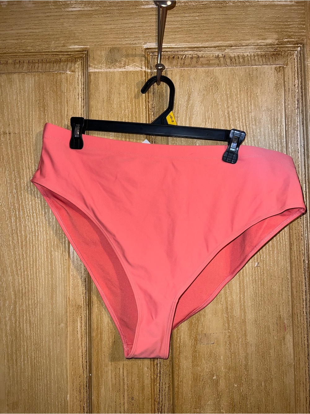 High-Waist Women's Swim Bottoms - Coral Pink. NWOT FOREVER21+ 2X
